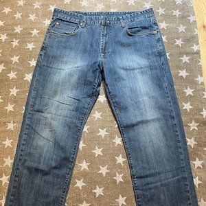 Faconnable denim jeans medium wash size 36W 32L